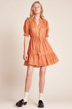Trovata Phoebe Dress in Turmeric Ivy