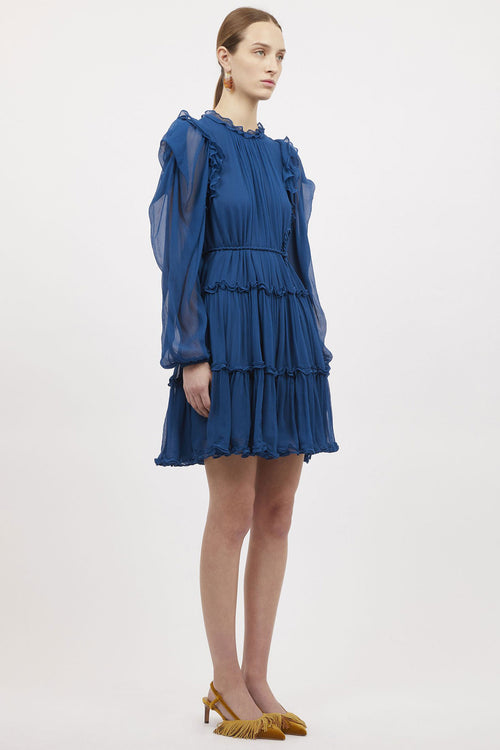 Ulla Johnson Gaelle Dress in Sapphire