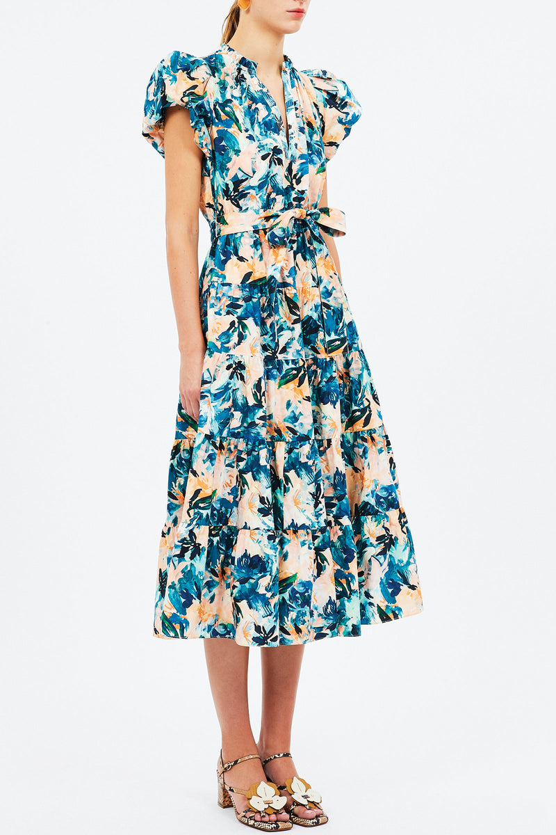 Ulla Johnson Ottillie Dress in Delphinium