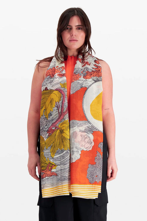 Inoui Editions Histoire Scarf in Yellow