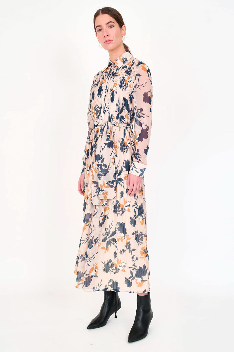 Christy Lynn Karie Dress in Inkblot Ivy