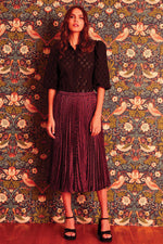 Caballero Mia Skirt in Chestnut Geo Print