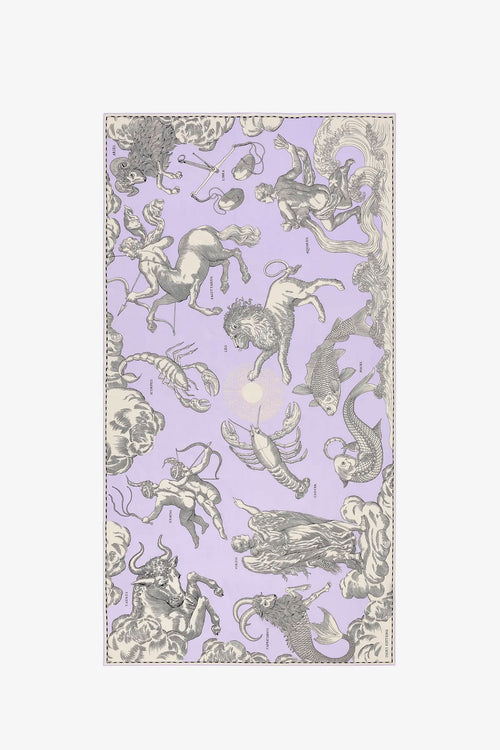 Inoui Editions Astrology Lavender Scarf