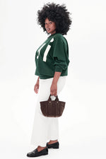 Clare V Le Petit Box Tote in Chocolate Suede