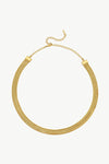 Soko Safu Herringbone 24K Gold Plated Necklace