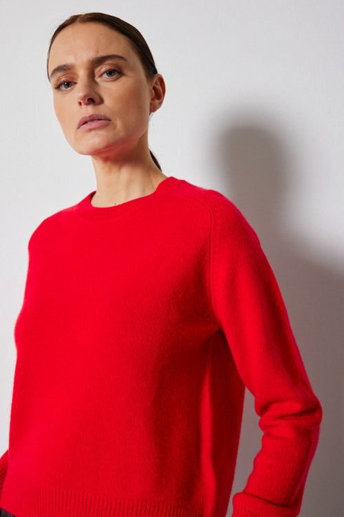Not Shy Achinu Sweater in Carmin