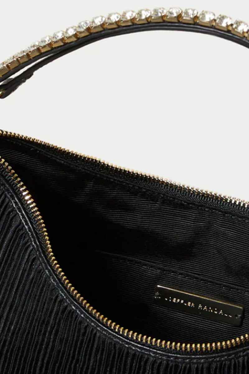 Loeffler Randall Addy Mini Pleated Baguette in Black