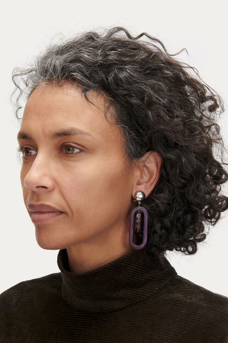 Rachel Comey Lohr Earrings in Violet