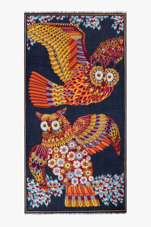 Inoui Editions Hulule Scarf in Navy