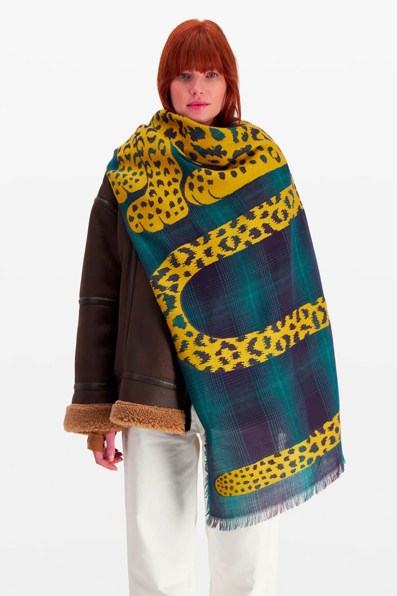 Inoui Editions 3D Fetiche Scarf in Green