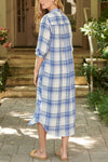 Frank and Eileen Rory Dress in Blue, Yellow Plaid