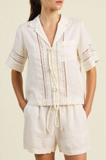 Trovata Inez Shirt in Ivory