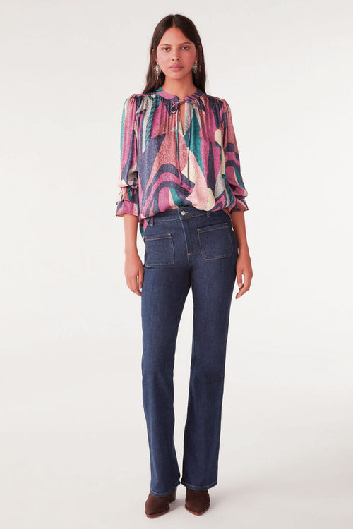 BA&SH Wim Top in Blue