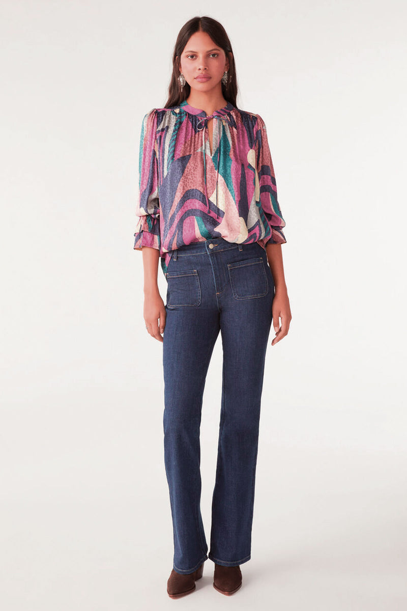 BA&SH Wim Top in Blue