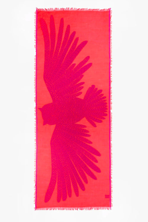Inoui Editions 3D Hedwige Scarf in Orange