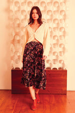 Caballero Mia Skirt in Black Forest Print