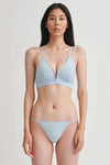 Skin Gita Bralette in Arctic Blue