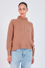 Not Shy Franek Sweater in Camel
