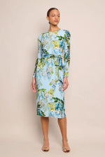 Cara Cara Pepper Dress in Wisteria Light Blue