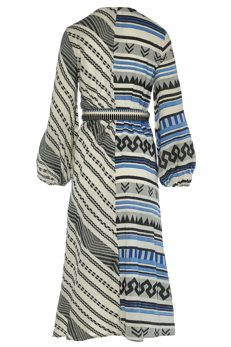 Devotion Twins Ariel Dress in Blue/Black