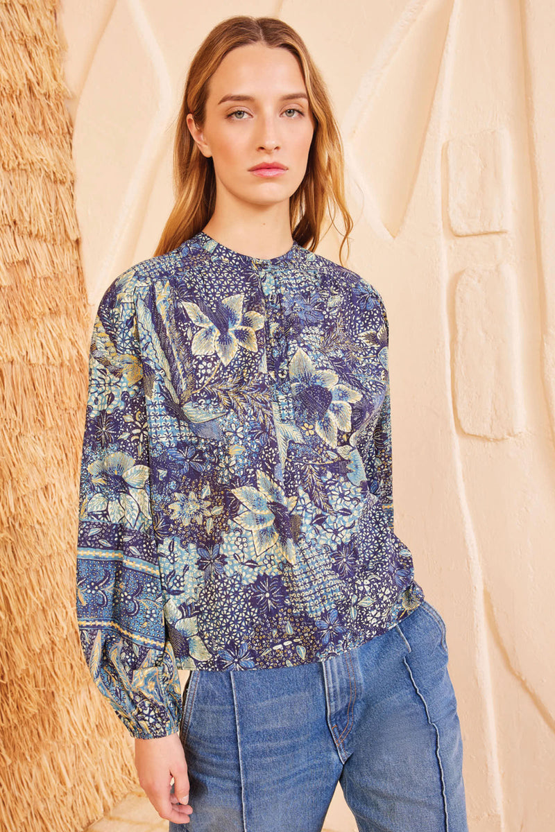Ulla Johnson Harlowe Blouse in Portofino