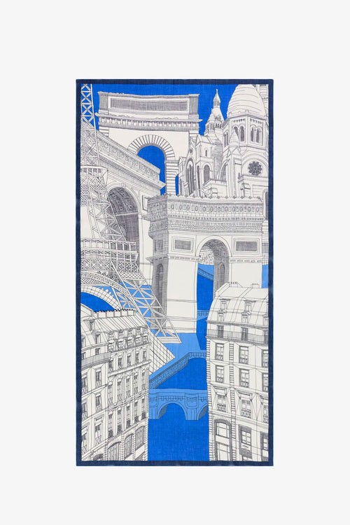 Inoui Editions Paris Scarf in Blue