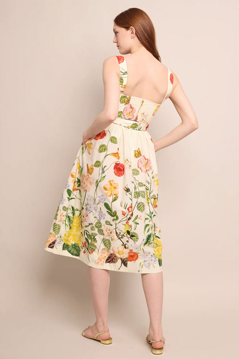 Cara Cara Candace Dress in Nectar Egret