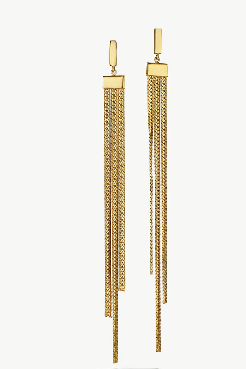 Soko Safu Herringbone Drop Earrings