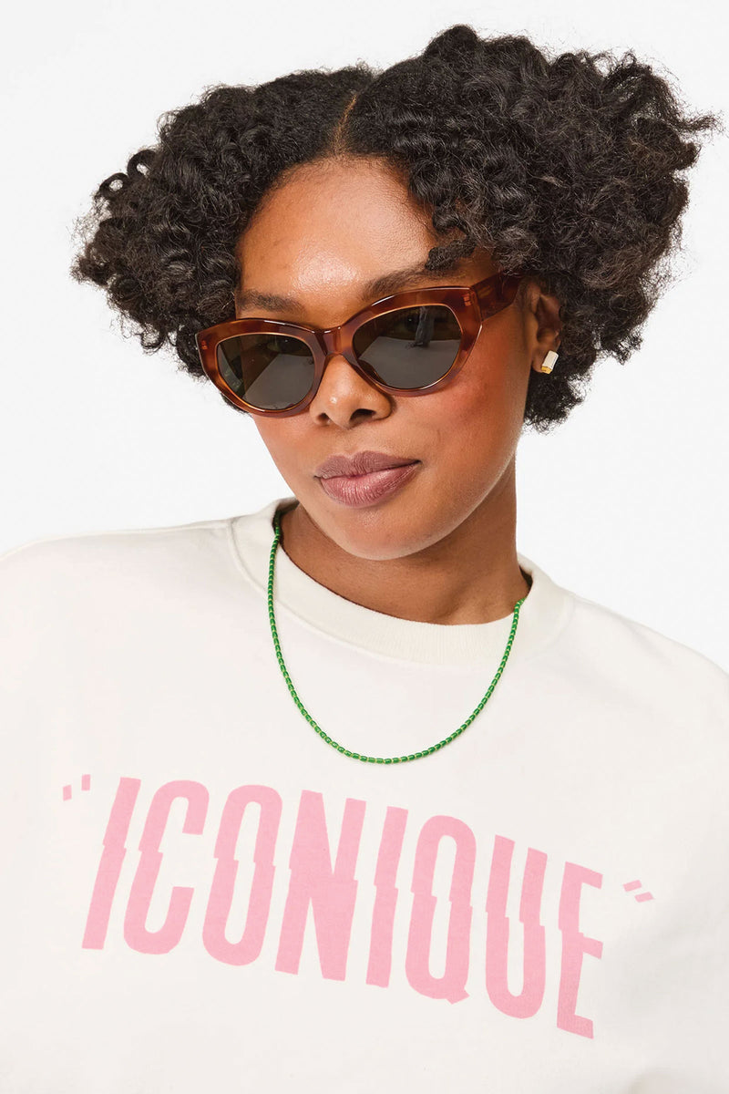 Clare Vivier Sophia Sunglasses in Havana Tortoise
