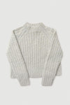 Micaela Greg Loop Rib Top in Mist