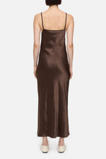 Closed Strap Dress in Cacao Brown
