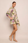 Cara Cara Raya Mini Dress in Wisteria Ginger Root