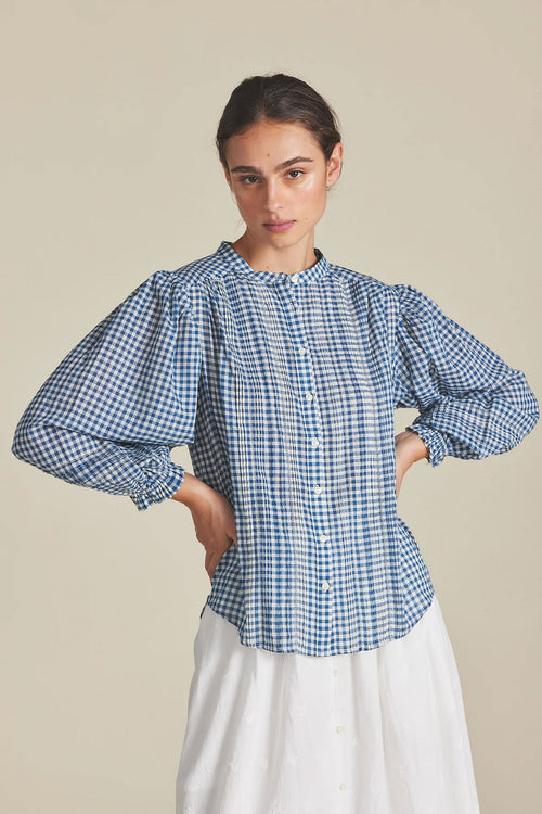 Trovata Maeve Blouse in Sailor Gingham