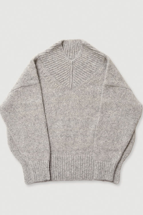 Micaela Greg Coco Sweater in Heather Grey