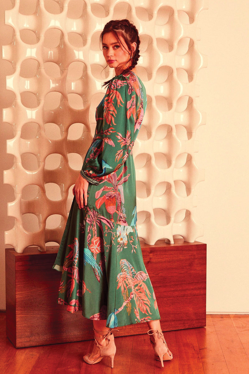 Cabellero Moon Italian Afternoon Maxi Dress