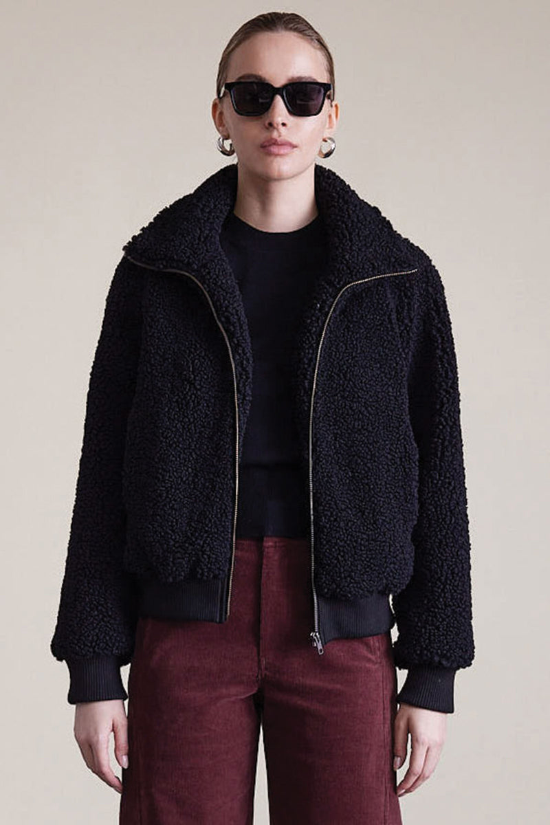 Apiece Apart Amager Bomber Jacket in Black