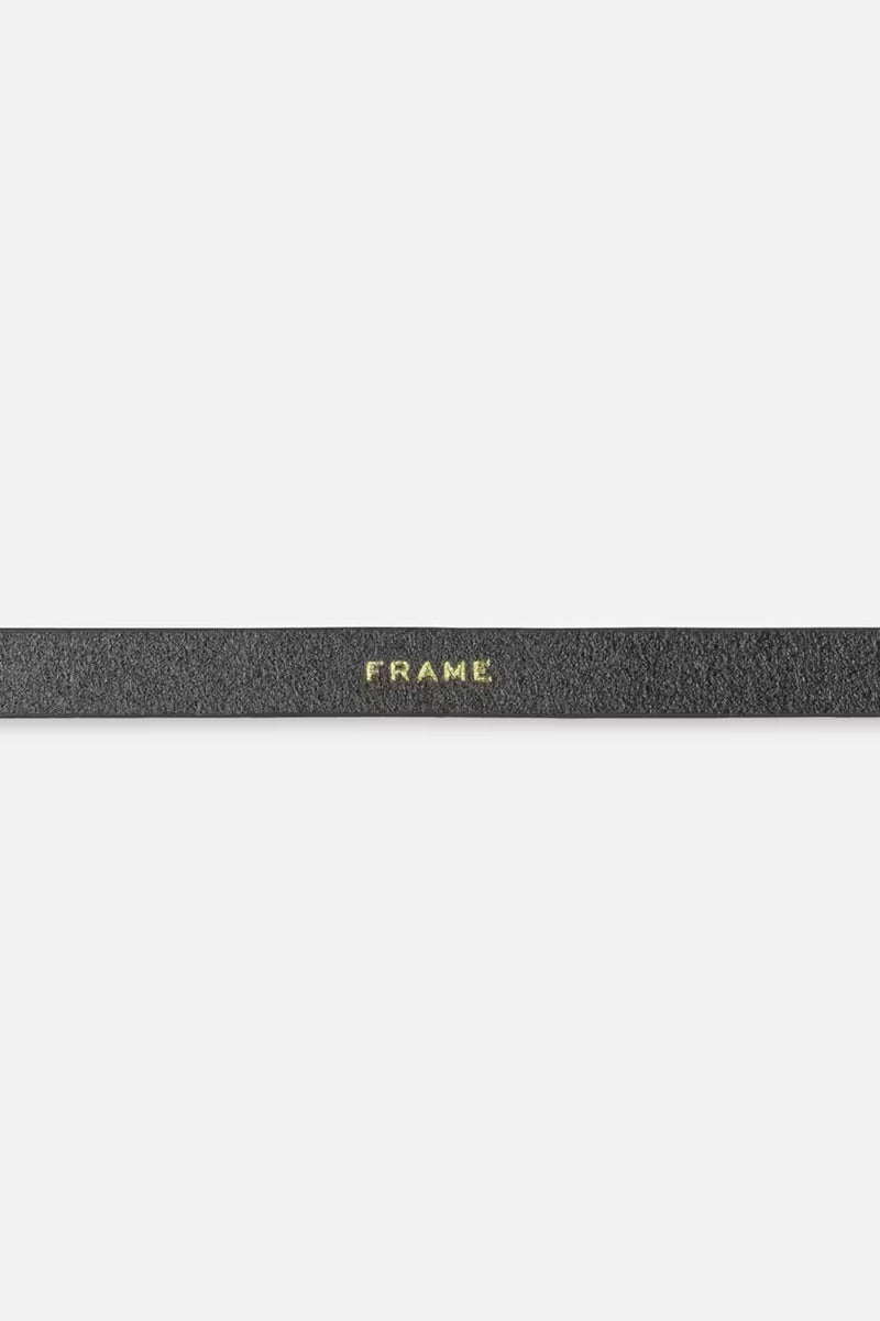 Frame Coquillage Belt in Black