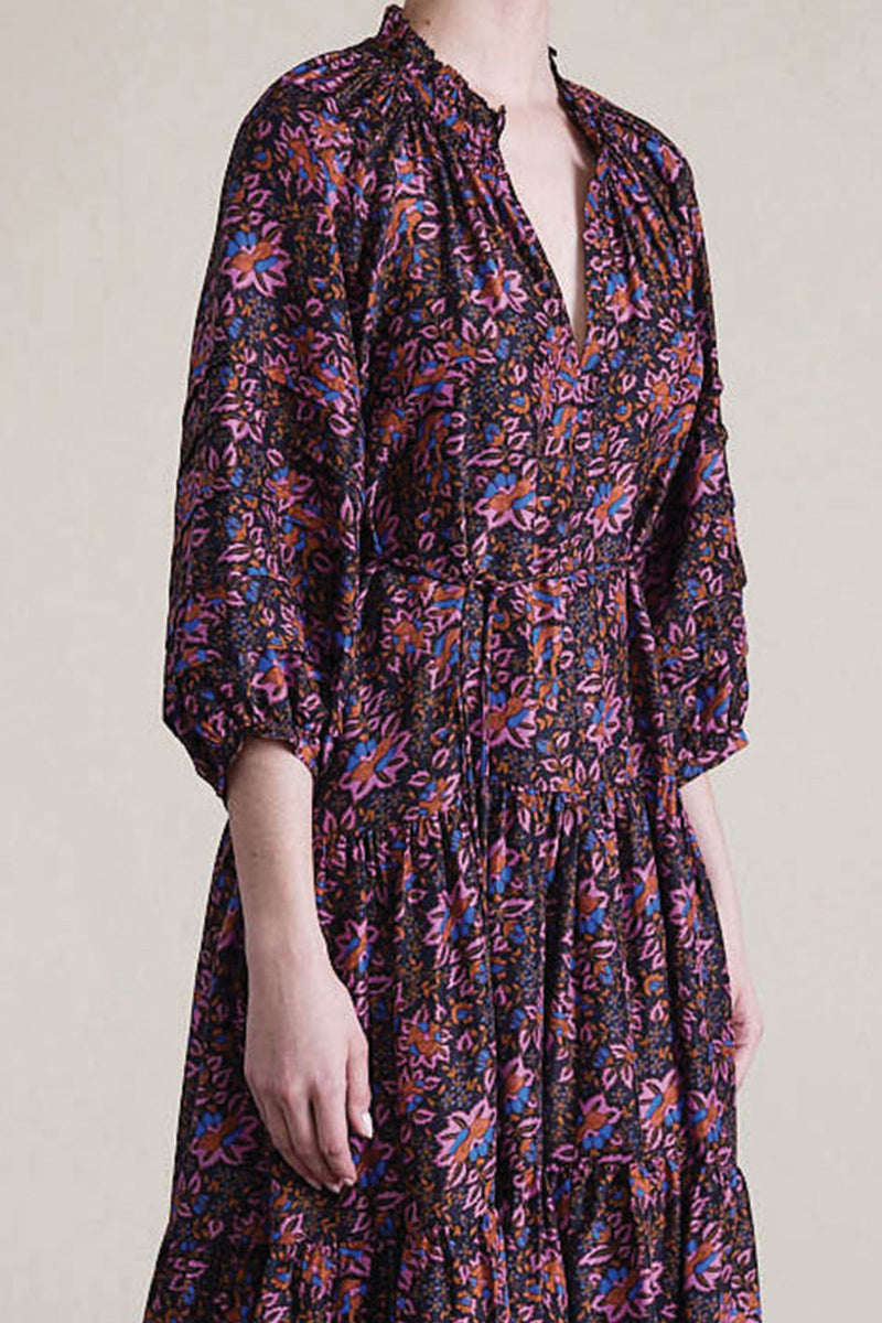Apiece Apart Trinidad Maxi Dress in Folk Folliage