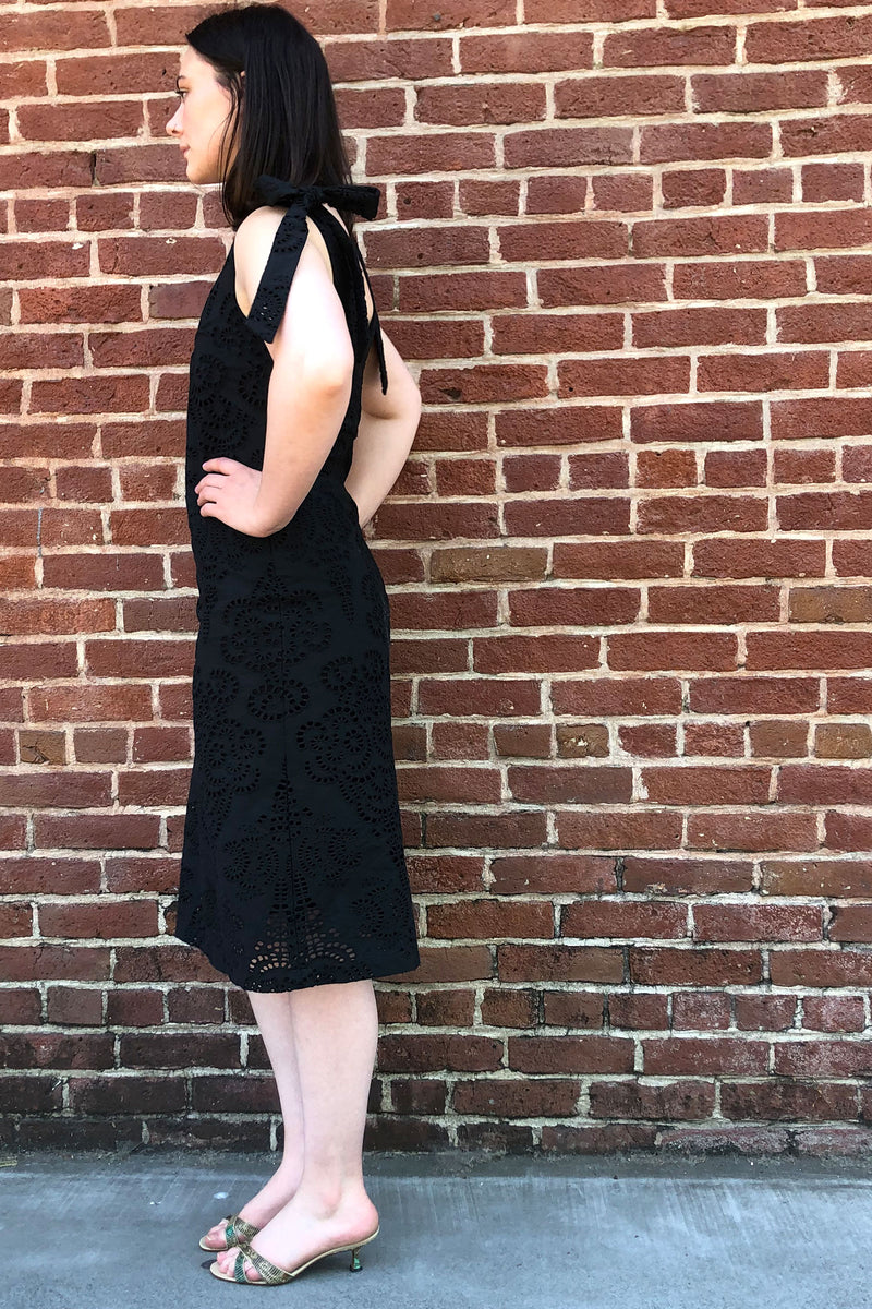 No.6 Seine Dress in Black Eyelet