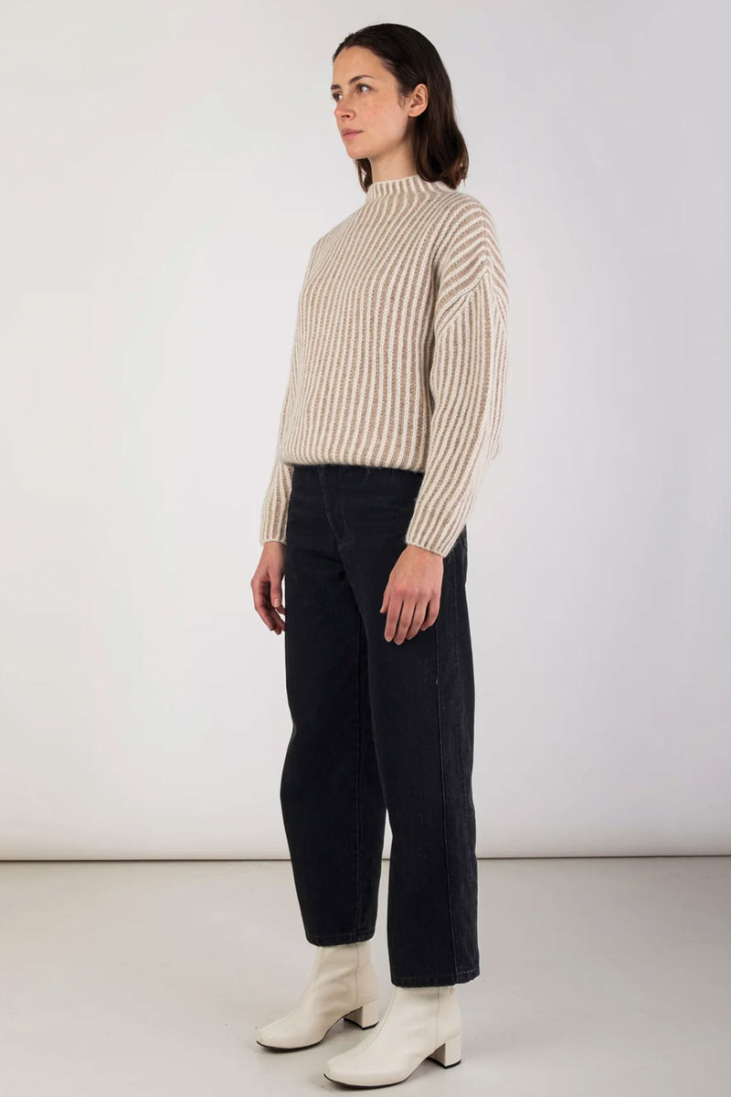 Micaela Greg Ines Sweater in Oatmeal