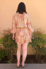 Natalie Martin Maggie Dress in Jungle Print Clay