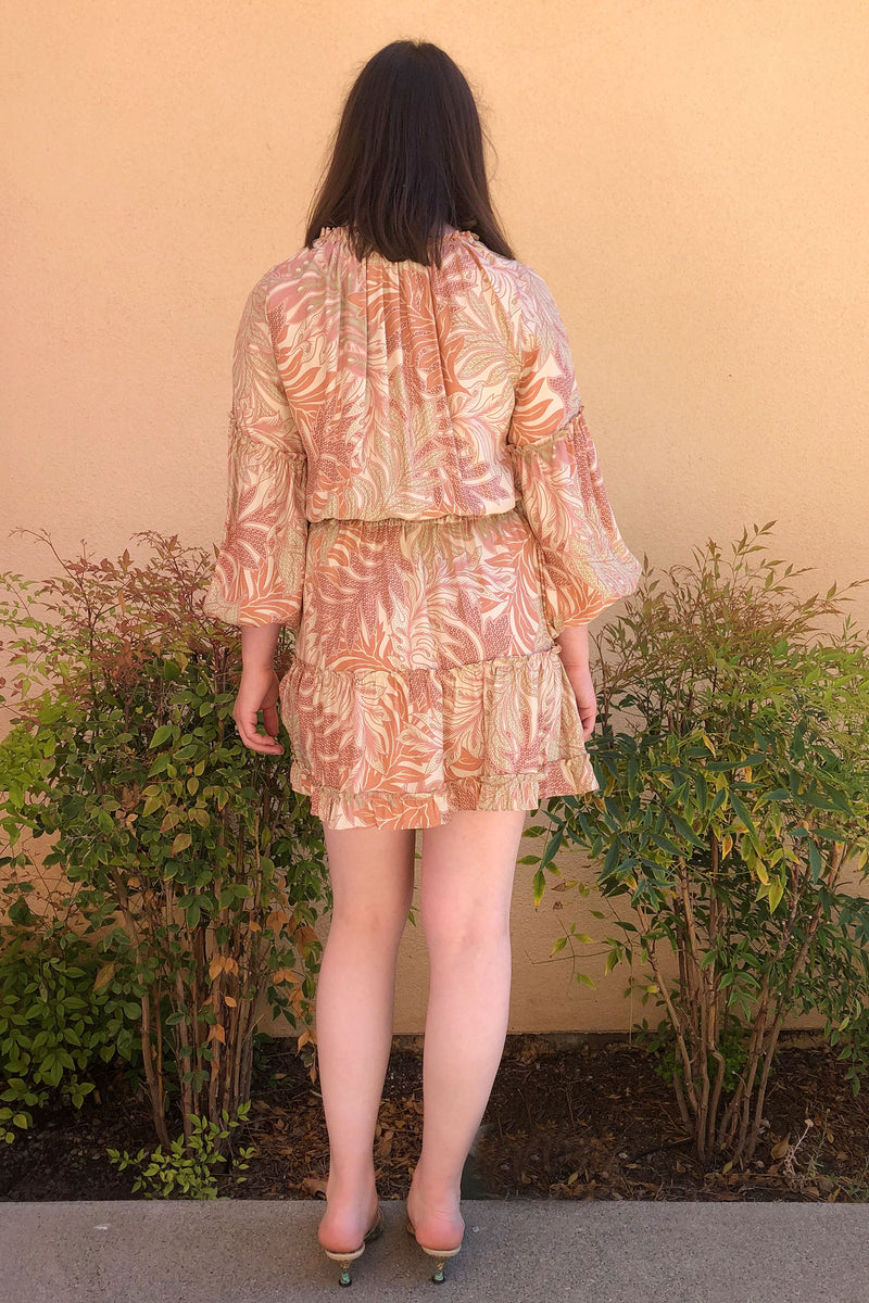 Natalie Martin Maggie Dress in Jungle Print Clay