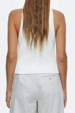 Closed Strap Top in Ivory