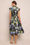 Cara Cara Octavia Dress in Wisteria Black