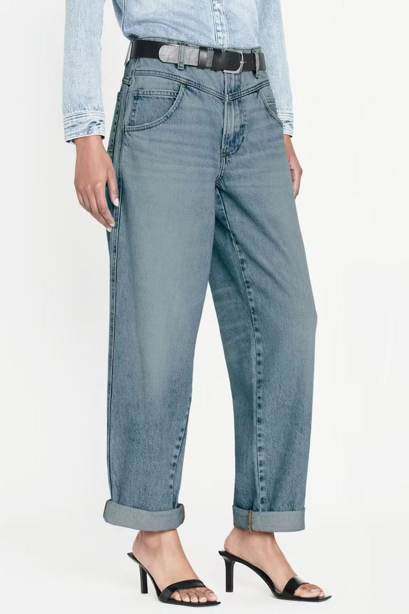 Frame 90s Utility Loose Jean in Beck