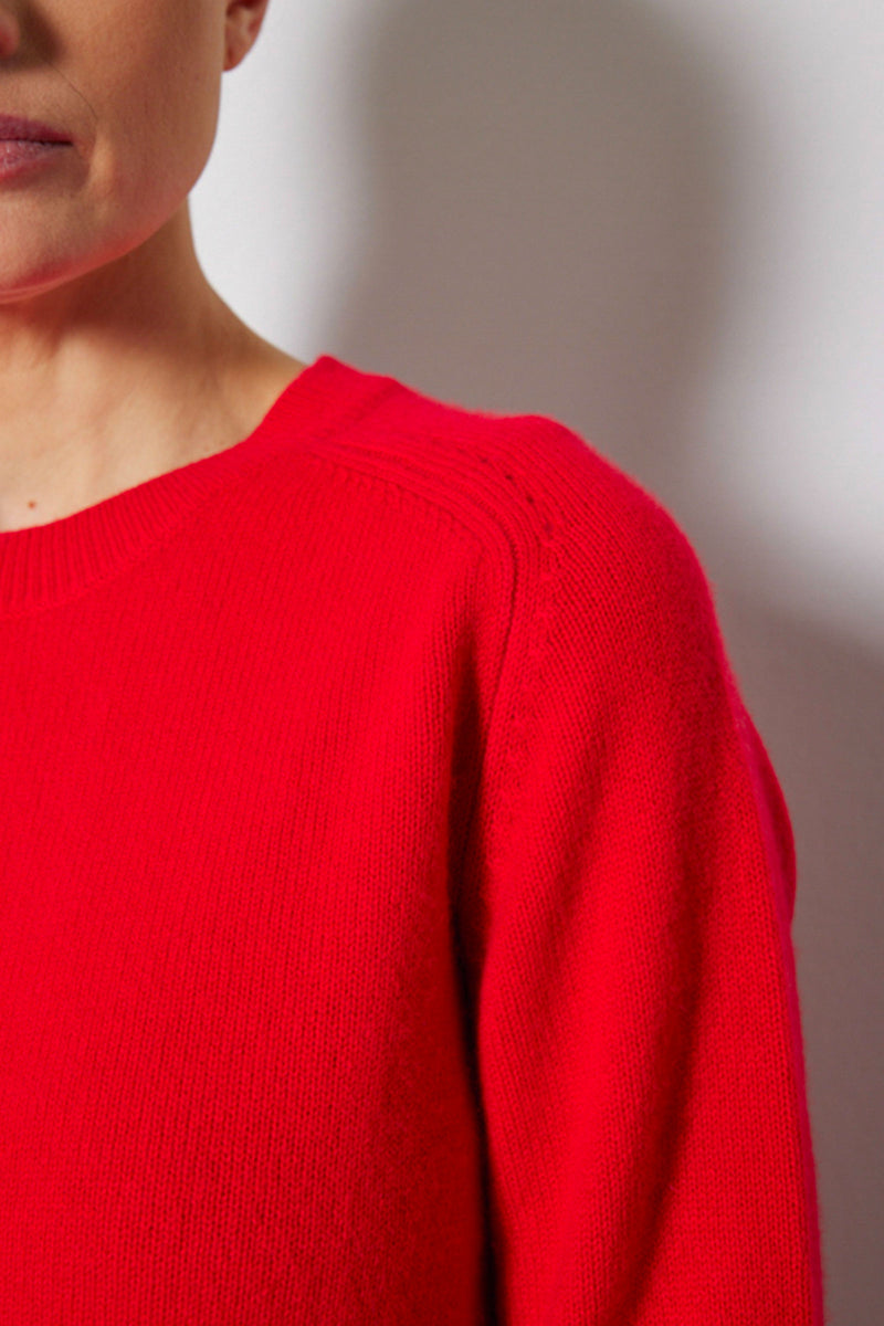 Not Shy Achinu Sweater in Carmin