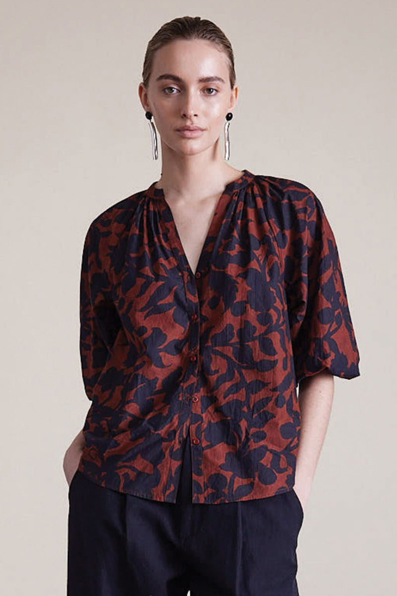 Apiece Apart Mitte Top in Deep Botanic
