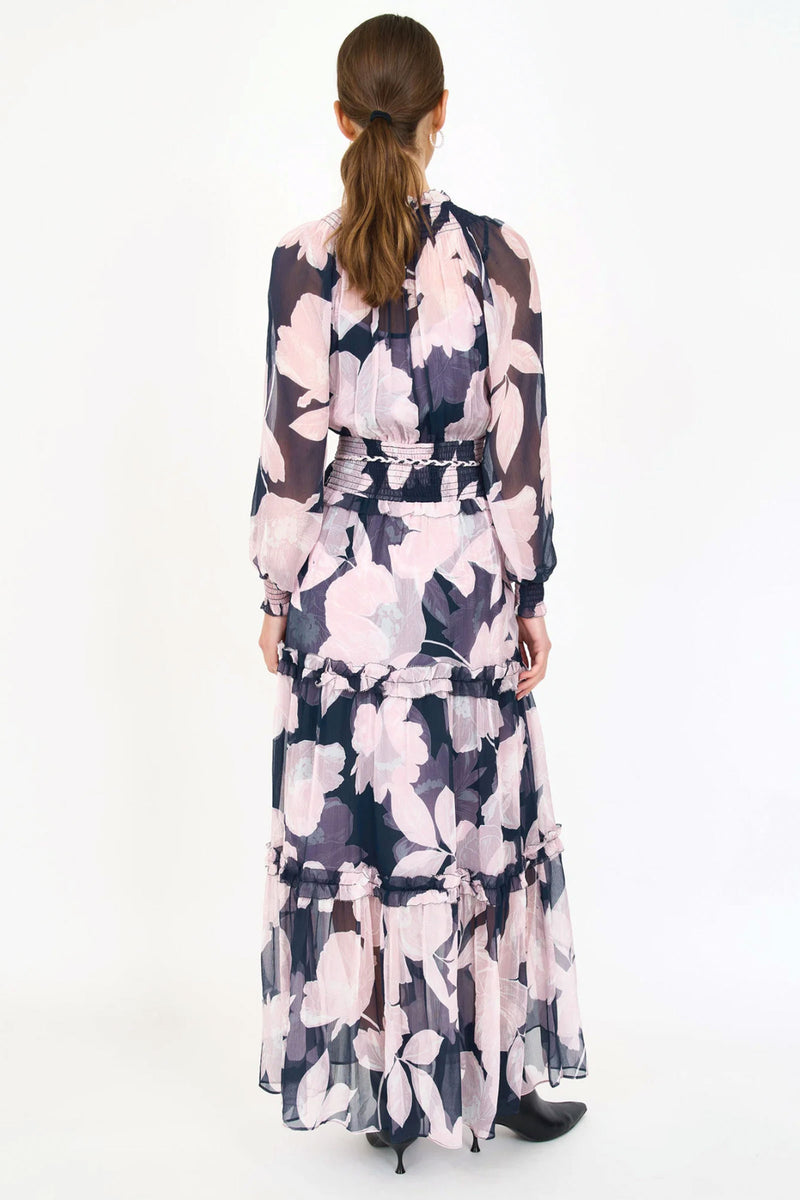 Christy Lynn Florence Dress in Midnight Blossom