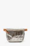 Clare Vivier Fanny Pack in Silver Metallic