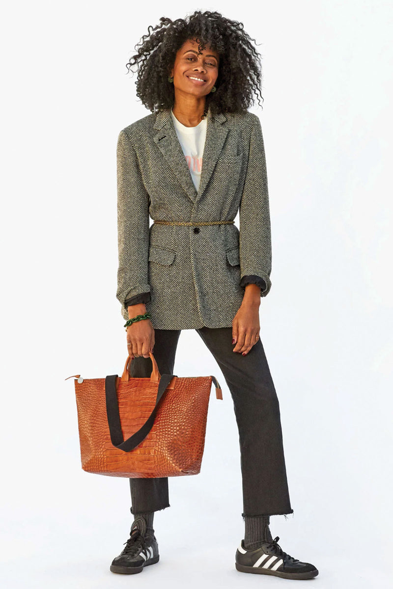 Fashion Look Featuring Clare Vivier Satchels & Top Handle Bags and